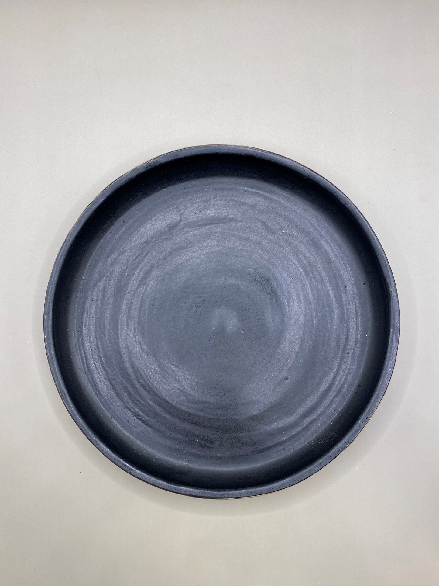 צלחת עמוקה מחימר מעורב