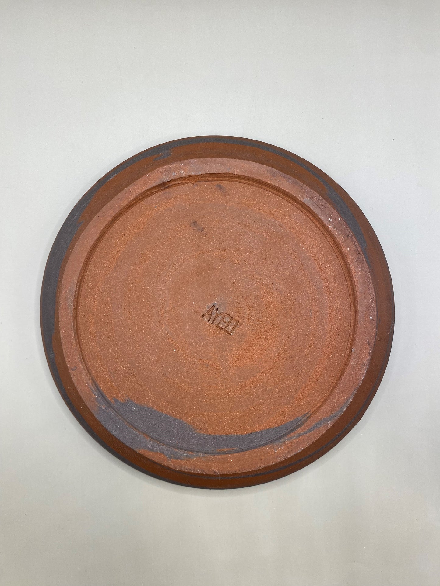 צלחת עמוקה מחימר מעורב