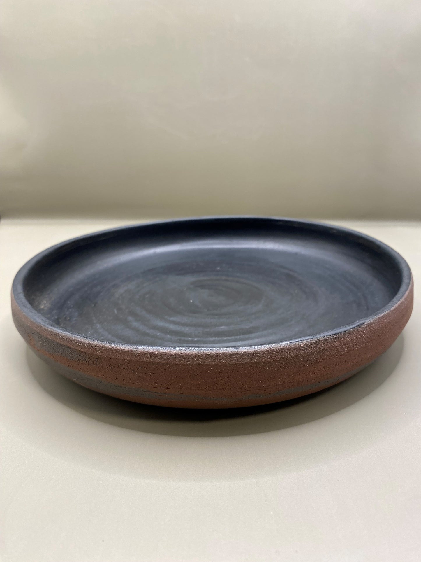 צלחת עמוקה מחימר מעורב