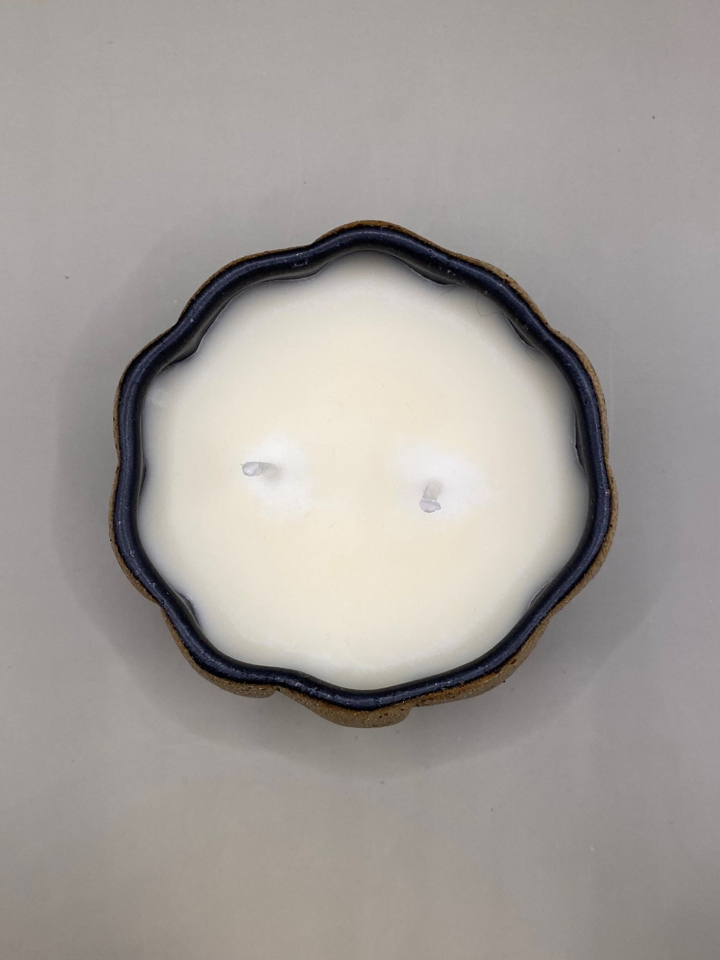 כלי ונר בריח לבנדר עבודת יד